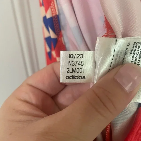 NEW Adidas Farm Rio Psychedelic Wave Red Orange Cut Out Dress Large Festival - Picture 14 of 14